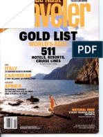 Conde Nast Gold List 2012