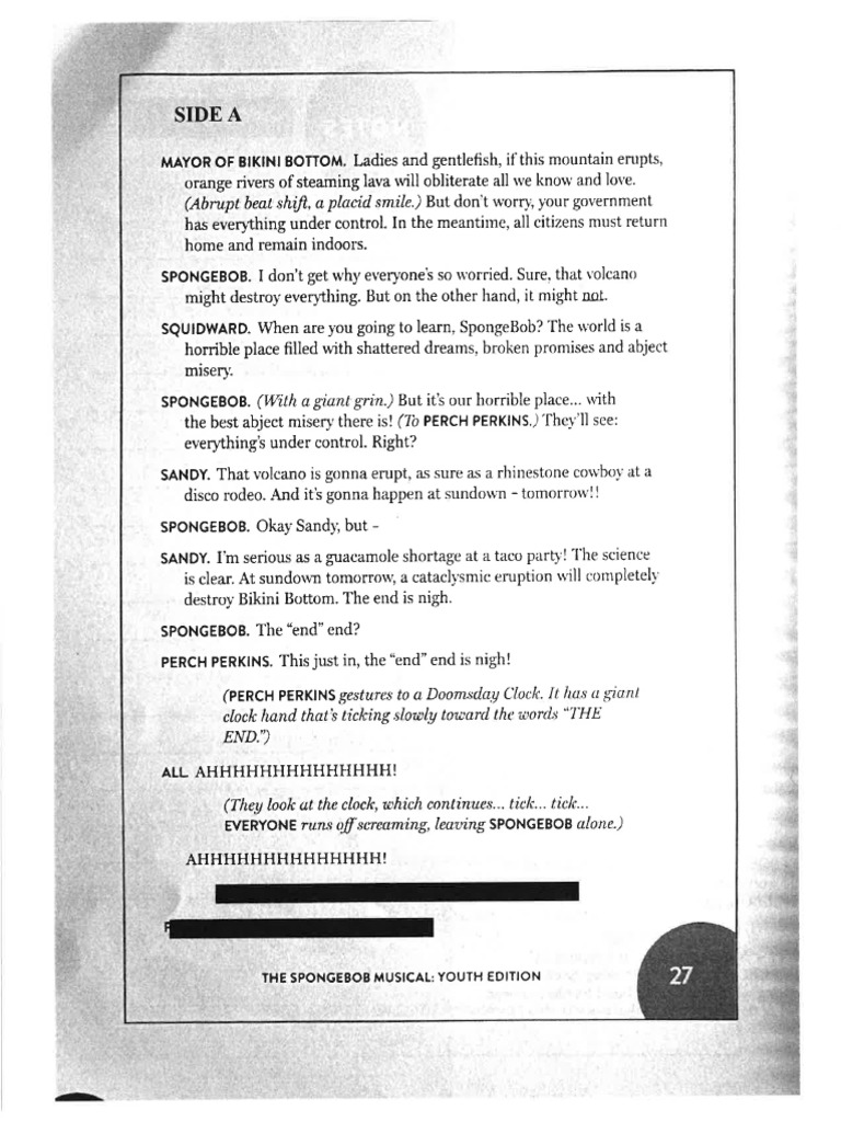 Spongebob Script | PDF