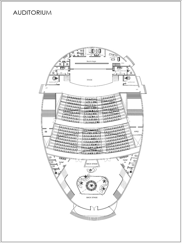Auditorium Backstage Layout Plan | PDF