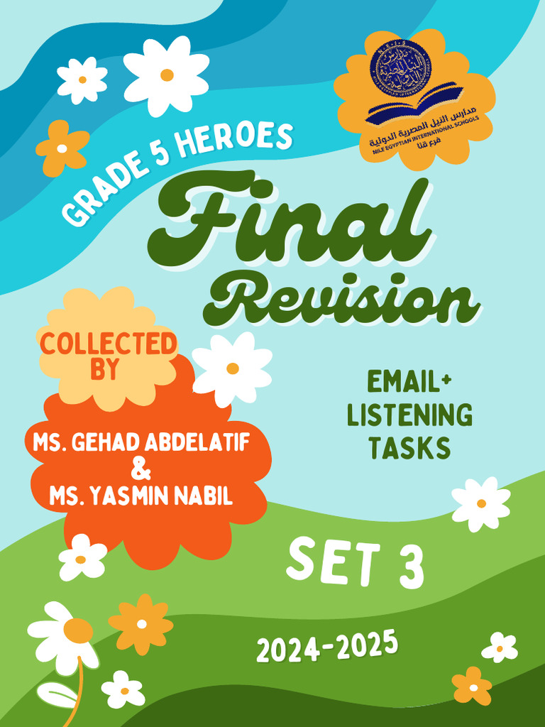 G5 English Final Revision SET 3 | PDF