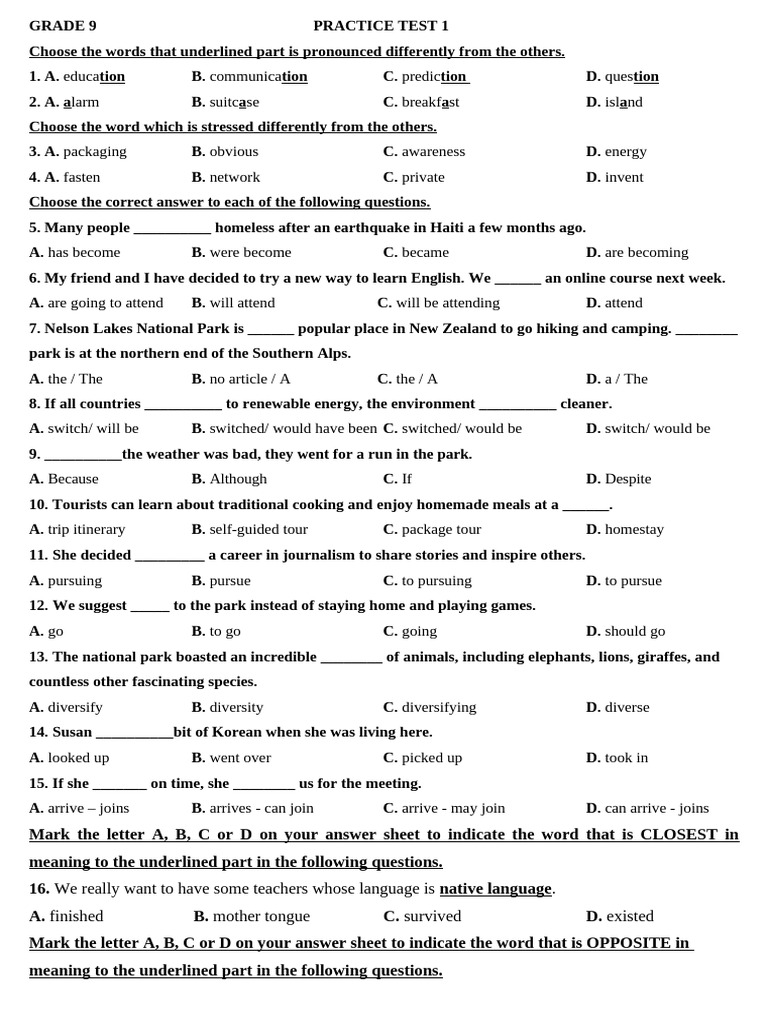 Grade 9 Review Final Exam 1 | PDF | Women's Rights | Discrimination ...