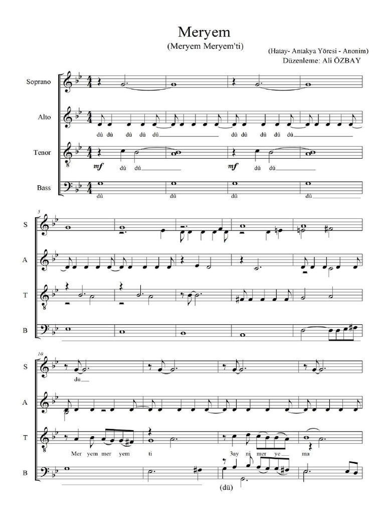 Meryem Meryemti (Acapella) | PDF