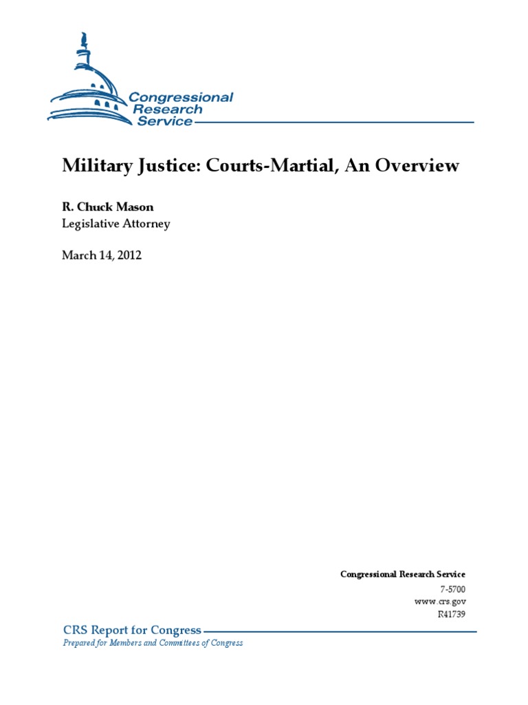 Overview of Military Criminal Justice System | Courts Martial In The United  States | Uniform Code Of Military Justice