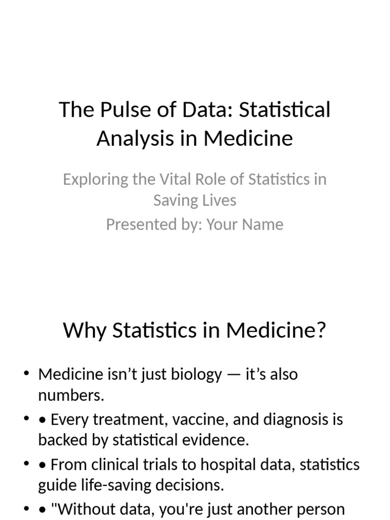 Statistics intelligence overview