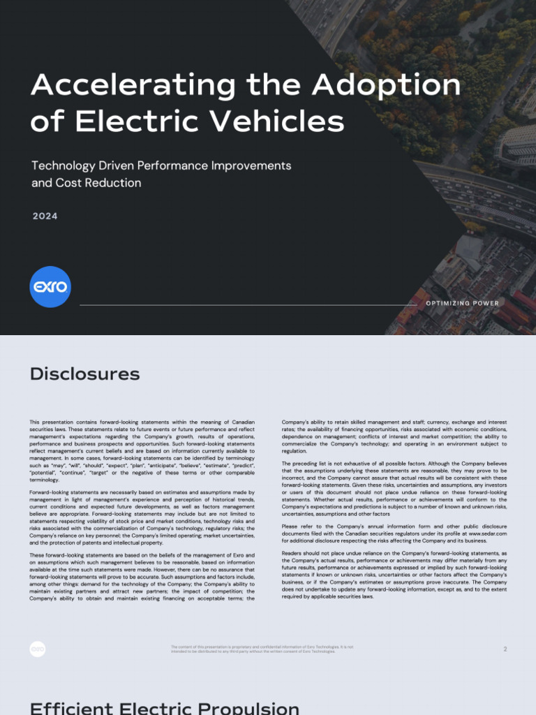 Exro Corporate Presentation | PDF