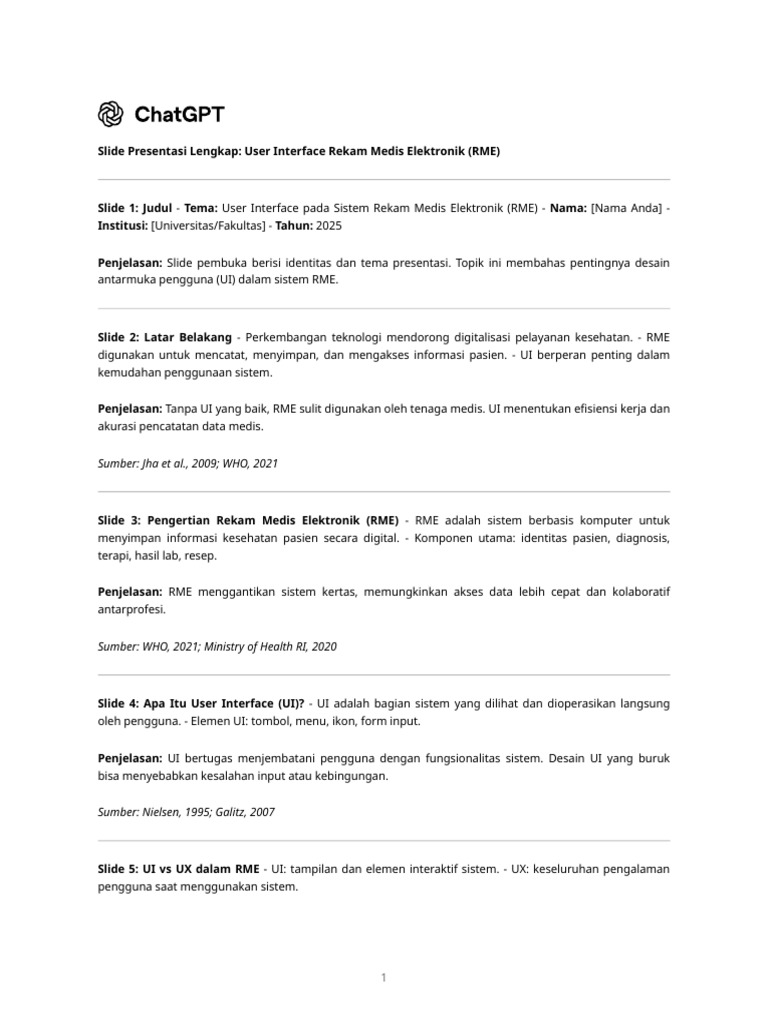 Desain Antarmuka RME yang Efektif | PDF
