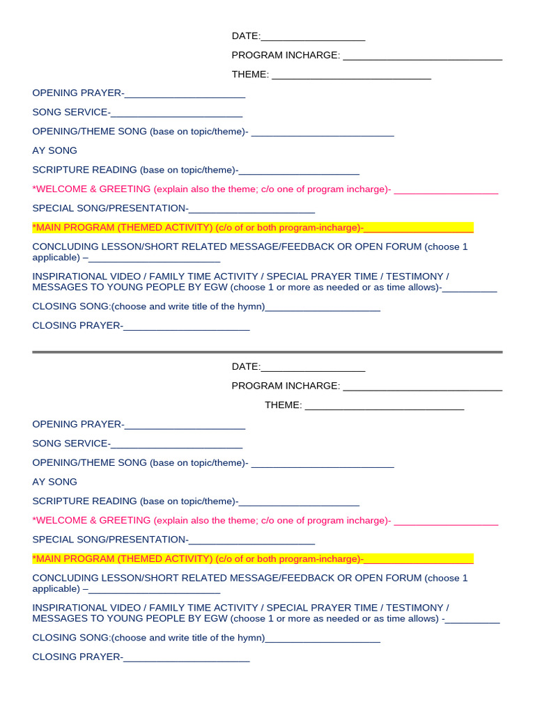 Suggested AY Program Format | PDF | Chess Theory | Chess