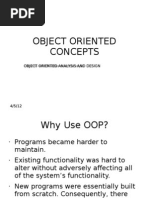 Object Oriented Concepts