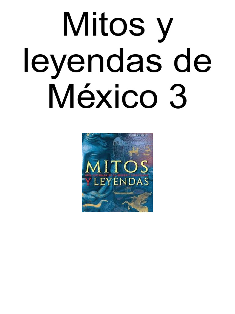 Leyendas y mitos mexicanos para niños | PDF | México