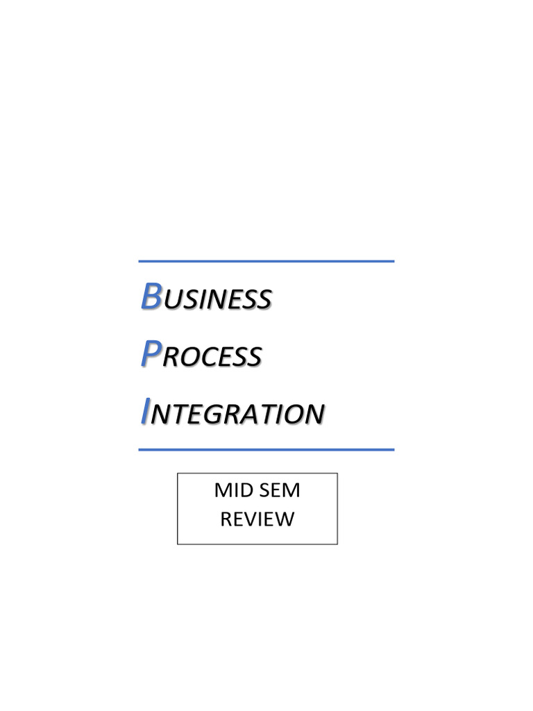 Bpi Midsem Review 2025 | PDF | Enterprise Resource Planning | Customer ...