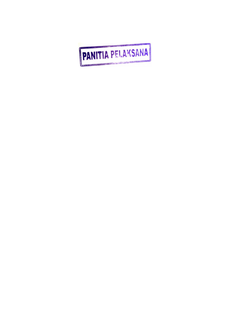 Cap Panitia Pelaksana | PDF
