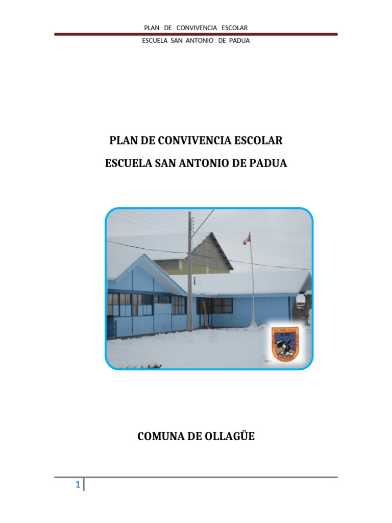 Plan de Convivencia Escolar - Revisado | PDF | Escuelas | Enseñando