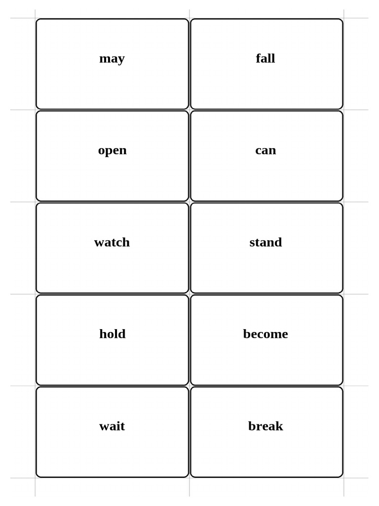 Flash Cards | PDF