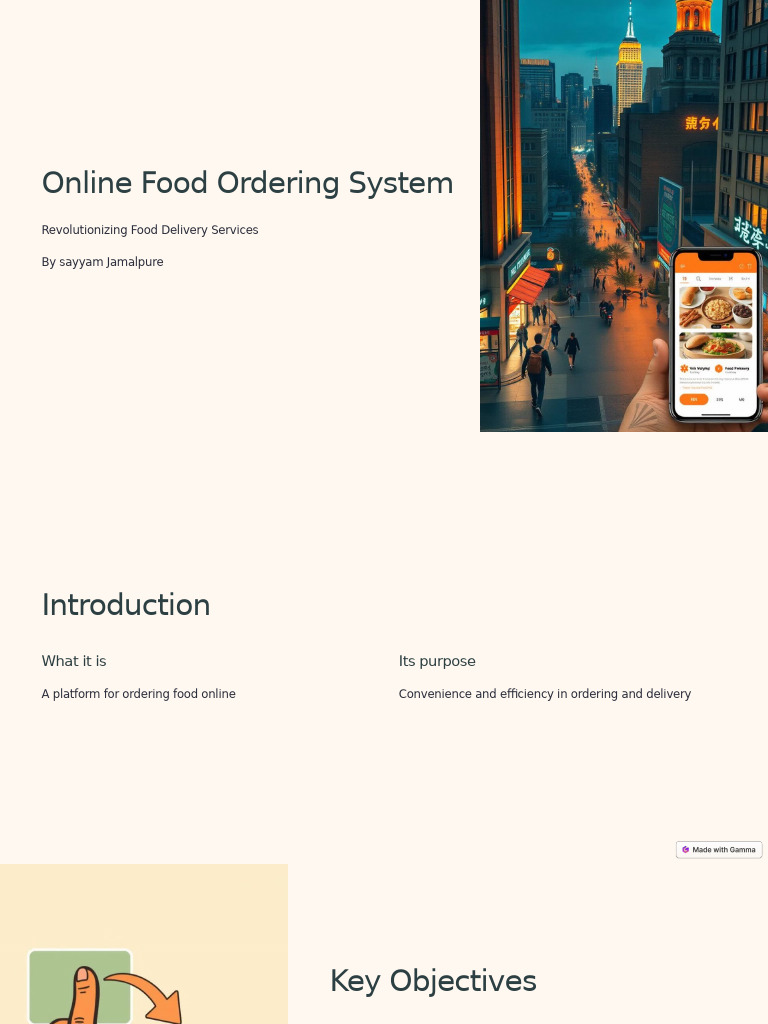 Online Food Ordering System Overview | PDF | Menu | Information Technology