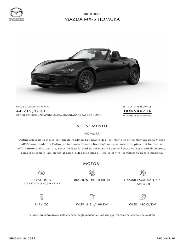 Mazda Car Configurator | PDF
