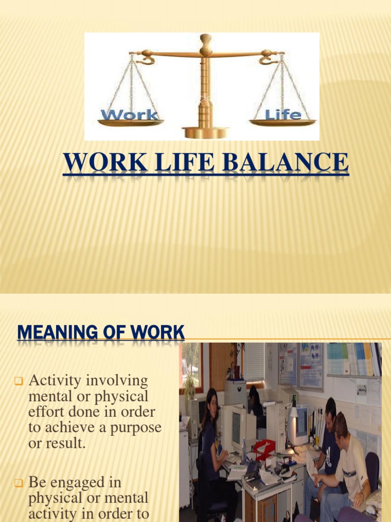 Understanding Work-Life Balance | PDF | Work–Life Balance | Contentment