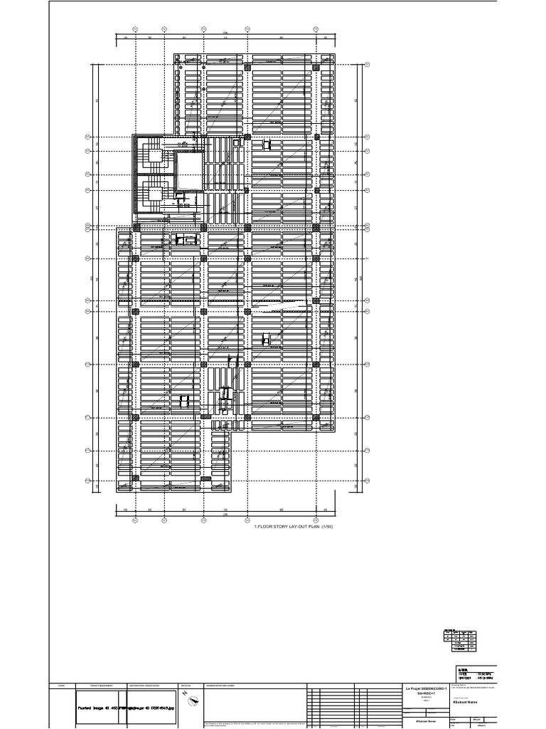 PLAN ST 20 Floor Slab Reinforcement Plan | PDF