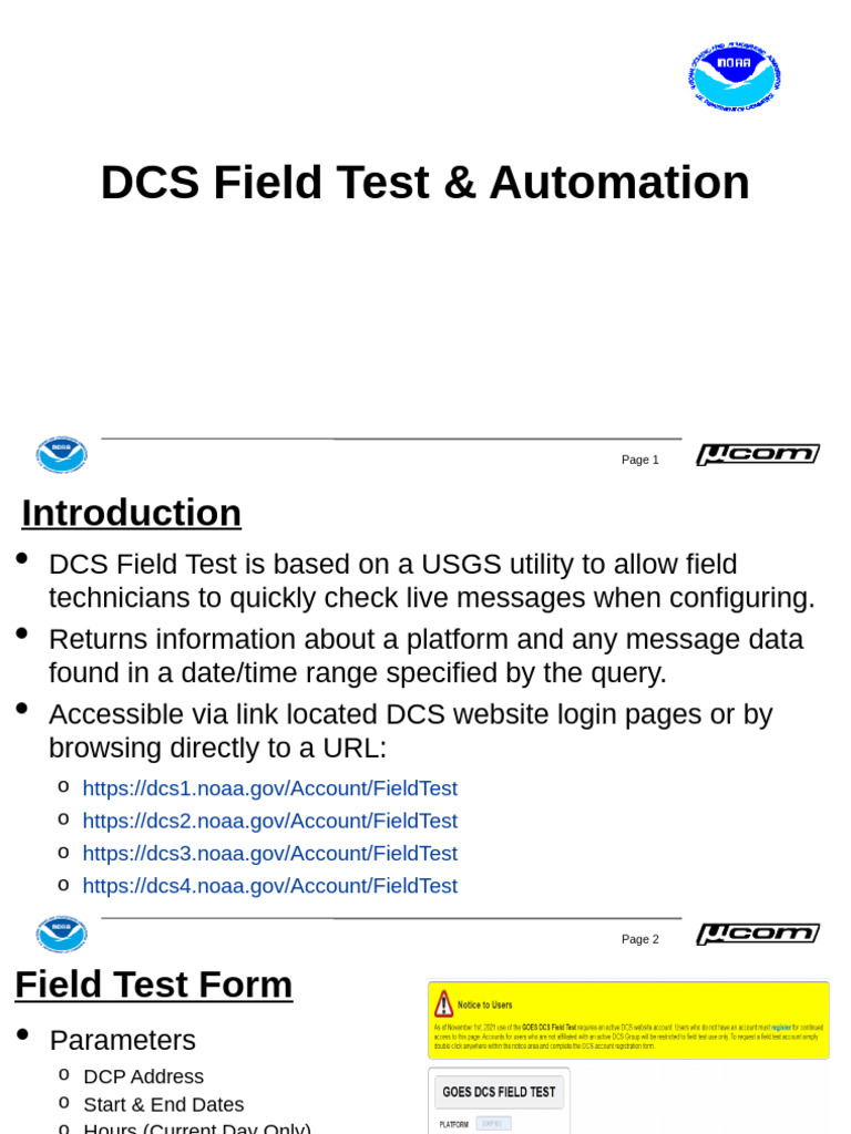 DCS Field Test Automation Guide | PDF | Python (Programming Language ...