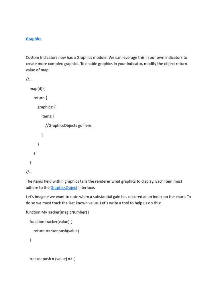 Custom Graphics Module for Indicators | PDF | Function (Mathematics ...