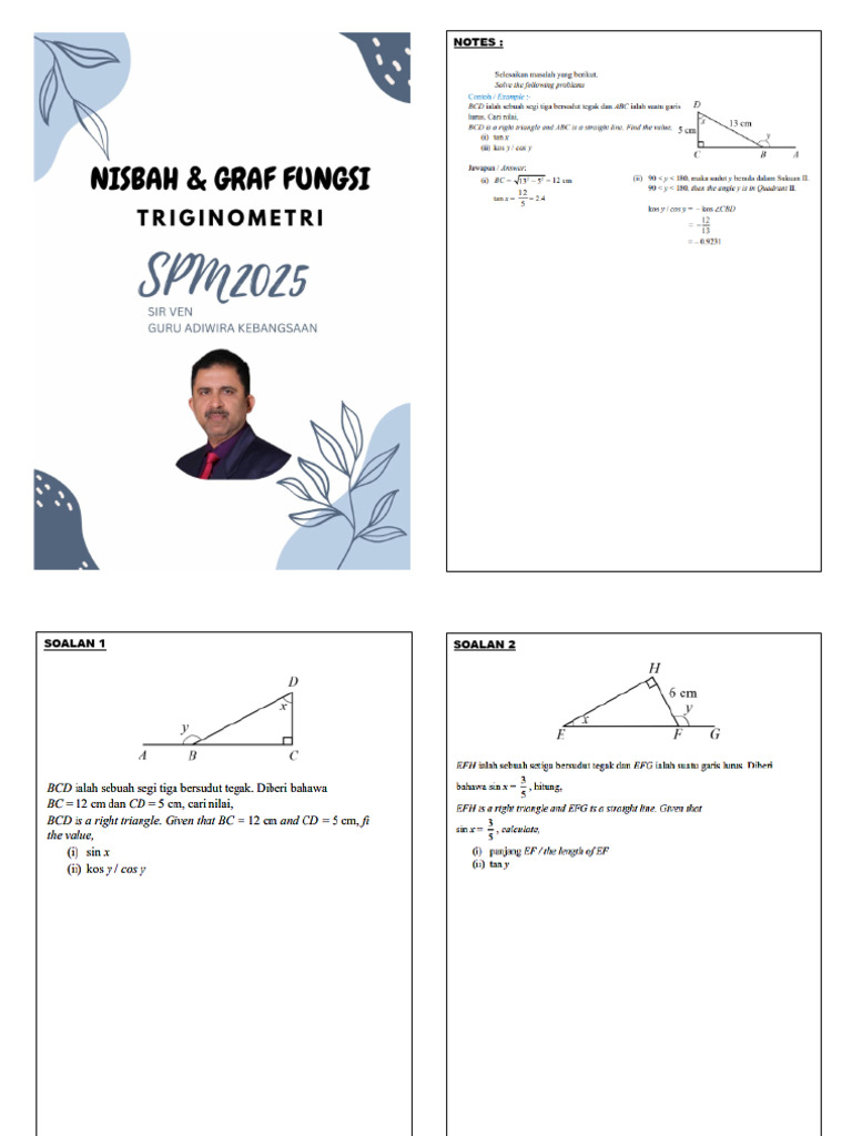Nisbah N Graf Fungsi Trigo 270625 | PDF