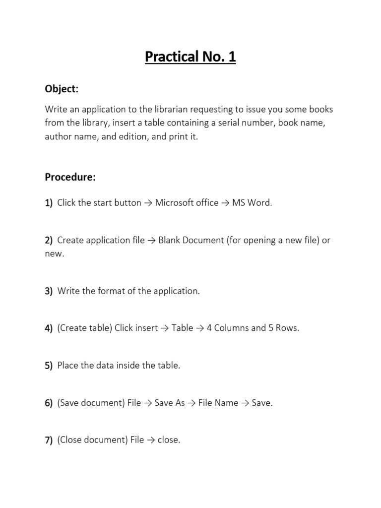 MS Word Application Writing Guide | PDF | Microsoft Word | Computer File