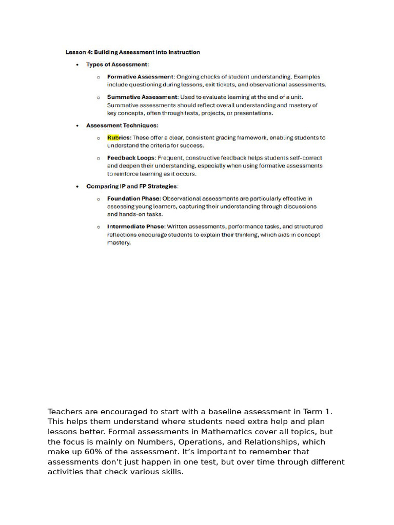 Effective Assessment Strategies in Education | PDF