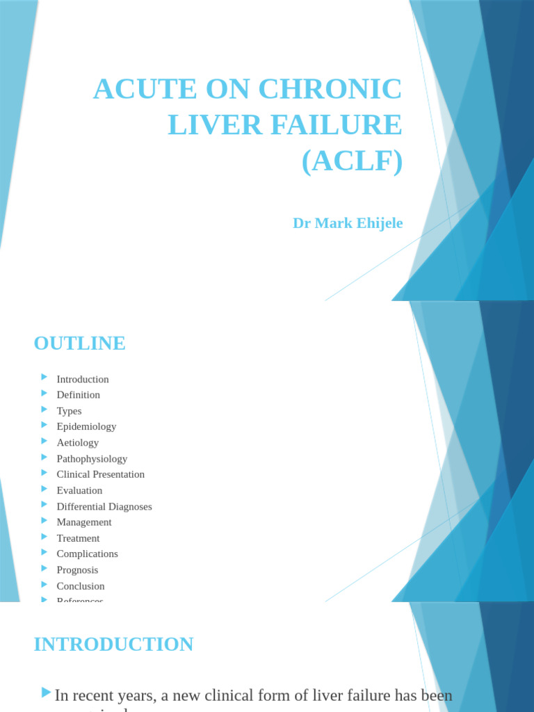 Understanding Acute-on-Chronic Liver Failure | PDF | Cirrhosis | Hepatitis