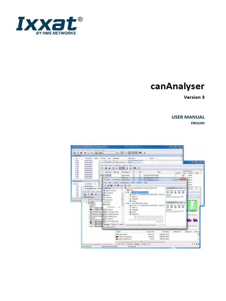 canAnalyser User Manual Version 3 | PDF | Computer File | Microsoft Windows