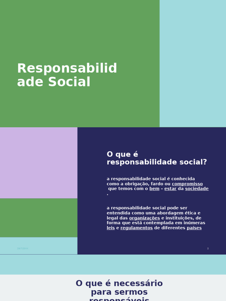 Entenda a Responsabilidade Social Empresarial | PDF | Sociologia ...