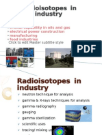 Radioisotopes in Industry