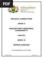 Grade 9 English Exam: June 2024 | PDF | Sports