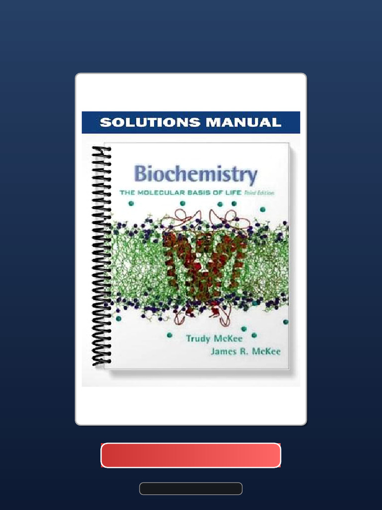 Verified PDF Download Biochemistry The Molecular Basis of Life 3rd ...