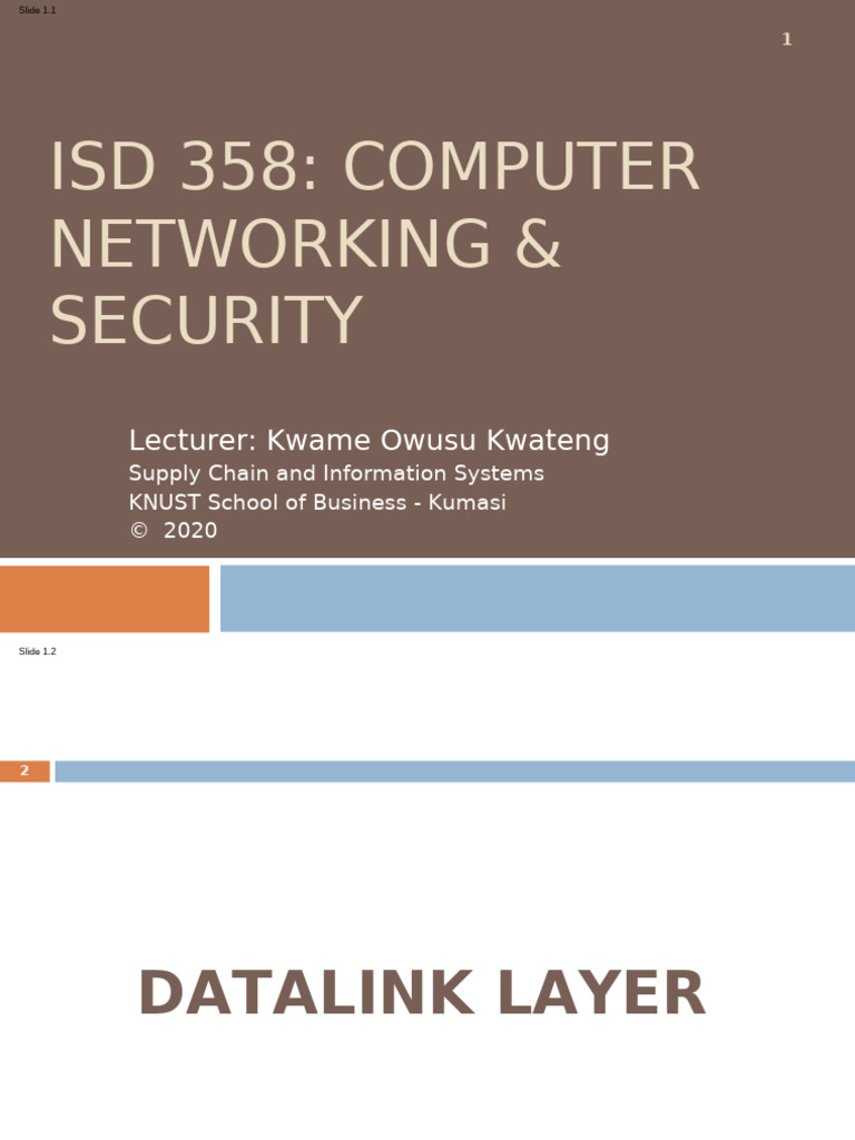 Data Link Layer Functions Explained | PDF | Error Detection And ...