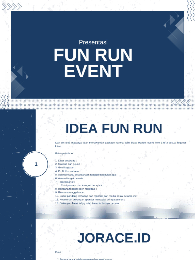 Proposal Event Fun Run 2023 | PDF