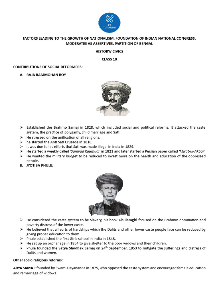 Growth of Nationalism in India | PDF | British Raj | Indian Nationalism