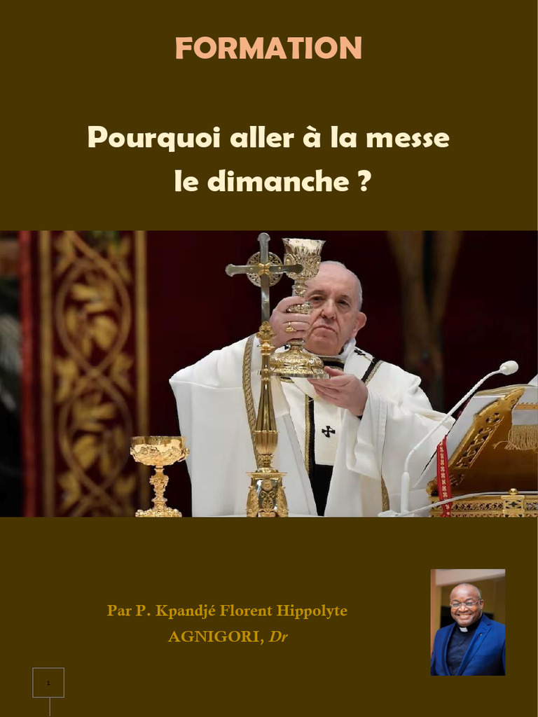 Importance de la messe dominicale | PDF | Pâques | Église catholique