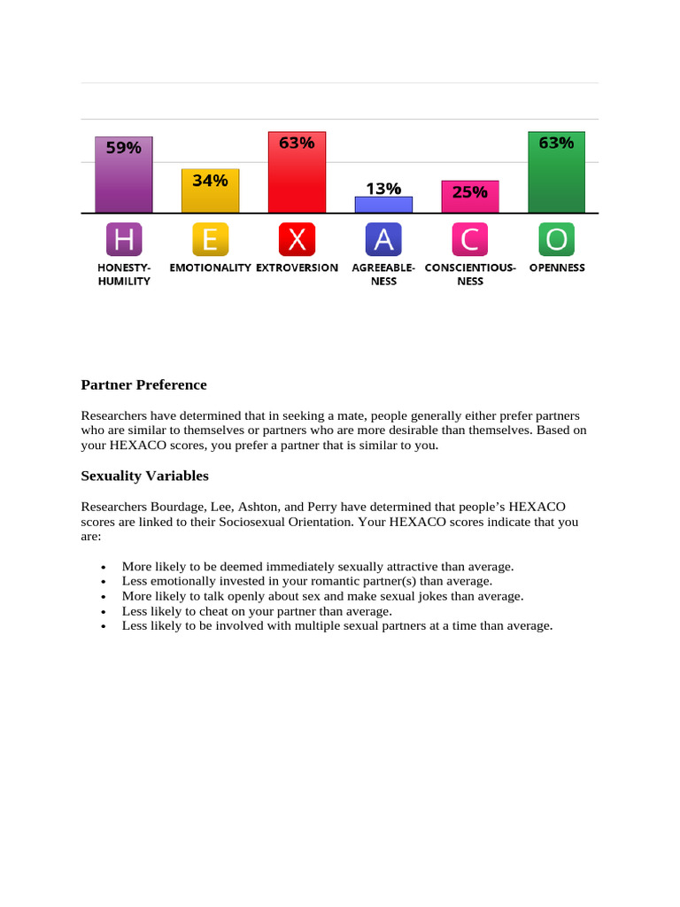 Understanding Partner Preferences and Sexuality | PDF