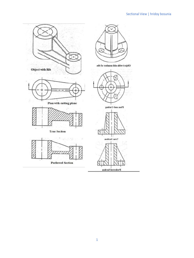 Sectional View Solution | PDF