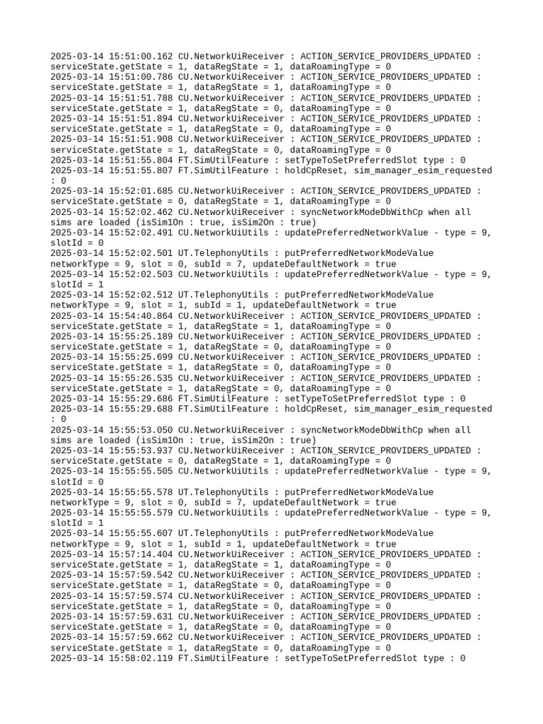 Network State Updates Log 2025 | PDF