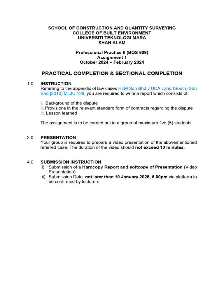 Assignment BQS609 20244 | PDF