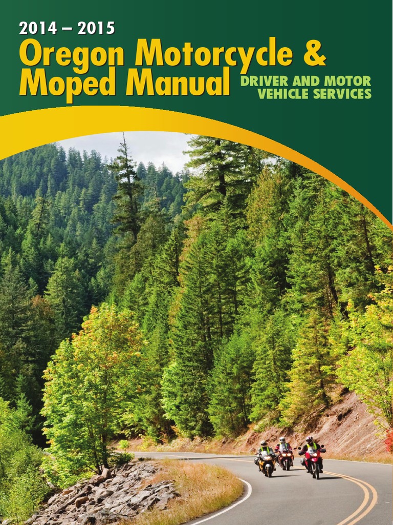 Oregon Motorcycle Manual Oregon Motorcycle Handbook Traffic