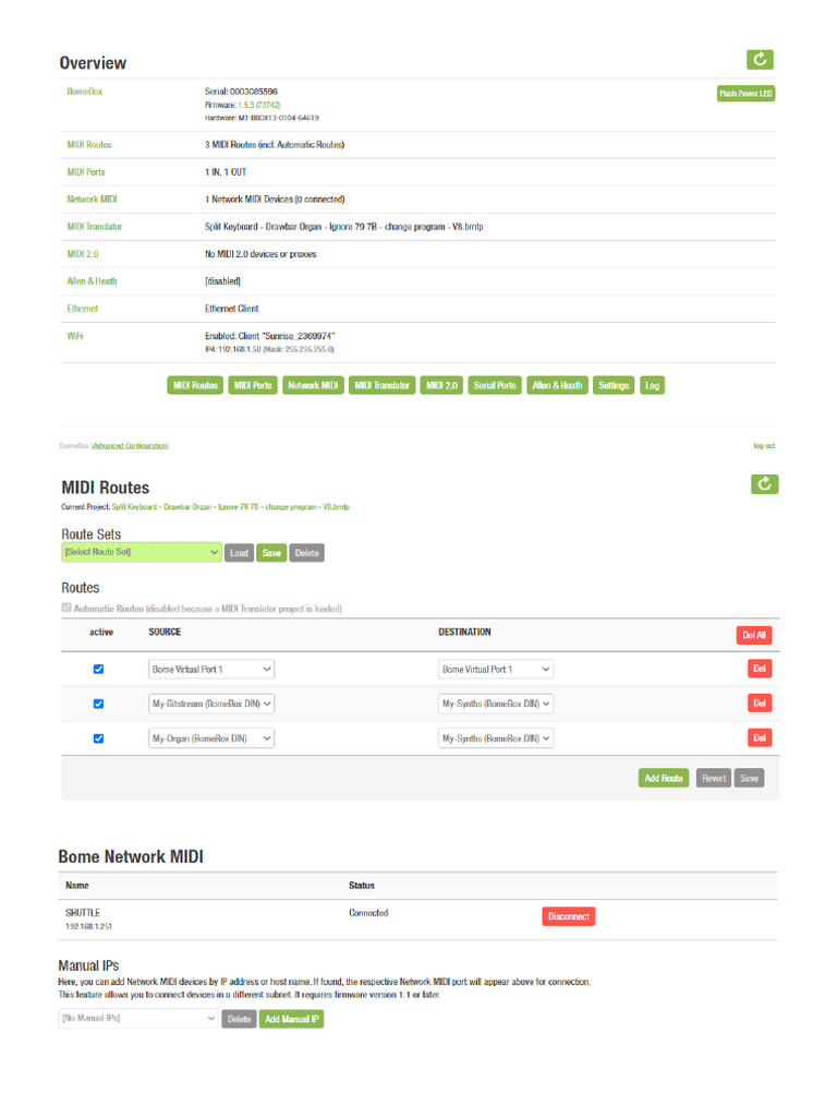 Bome Box Configuration | PDF