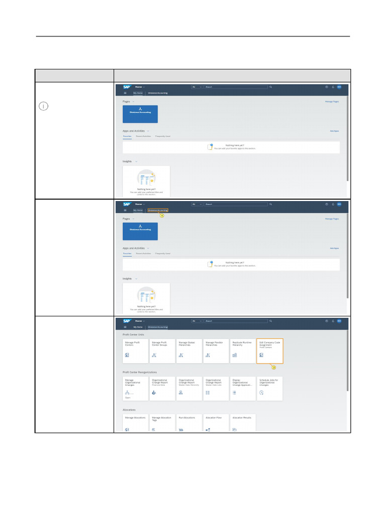 Editing Company Code Assignment Profit Centers | PDF