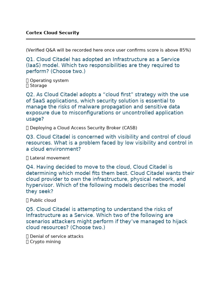 Cortex Cloud Security Overview | PDF