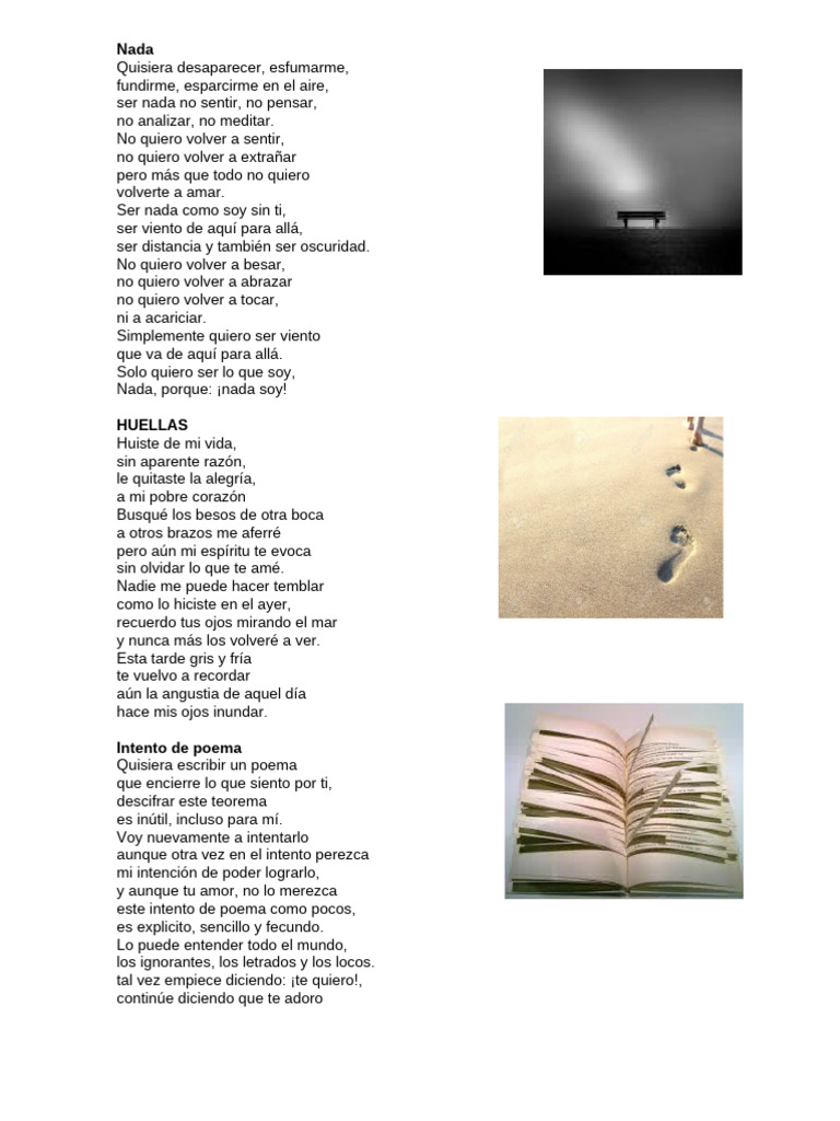Poemas y Canciones Inventadas | PDF
