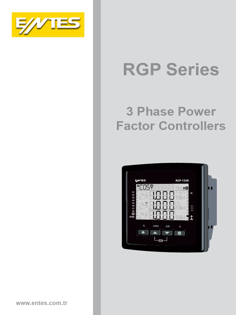 3 Phase Power Factor Controllers Guide | PDF | Fuse (Electrical) | Ac Power
