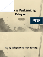 Tungo Sa Pagkamit NG Kalayaan