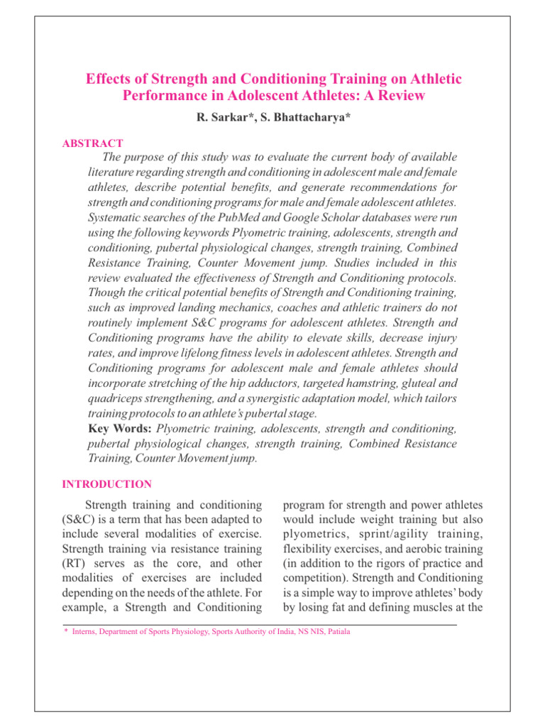 Vol 10 P 19 26 Vol 10 No. 1 2 | PDF | Strength Training | Skeletal Muscle