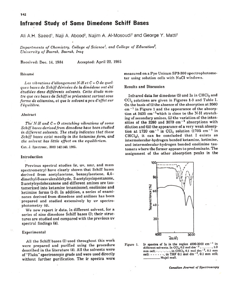 Can - J - Spectroscopy - 1985 Document | PDF