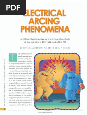 Electrical Arcing Phenomena Based on IEEE 1584 & NFPA 70E